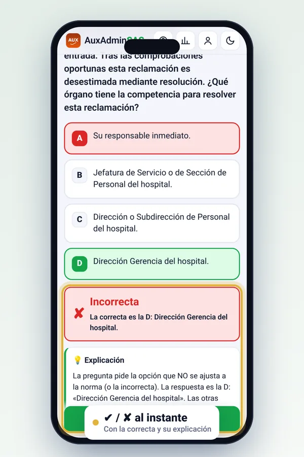Pregunta corregida con explicación